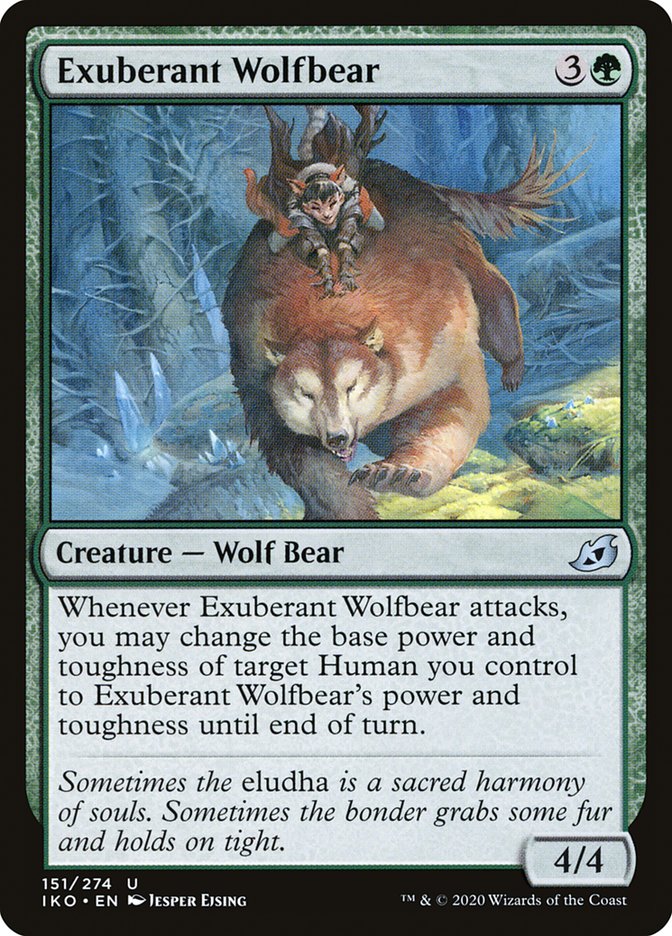 Exuberant Wolfbear 151 (Ikoria: Lair of Behemoths) 