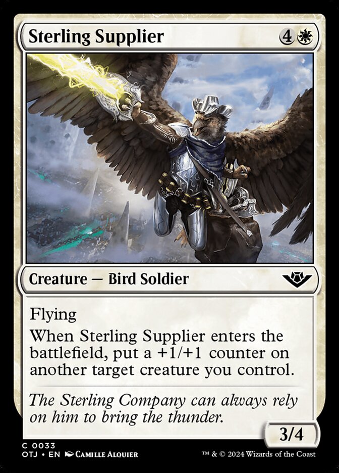 Sterling Supplier 33/286 (Outlaws of Thunder Junction)  - Foil