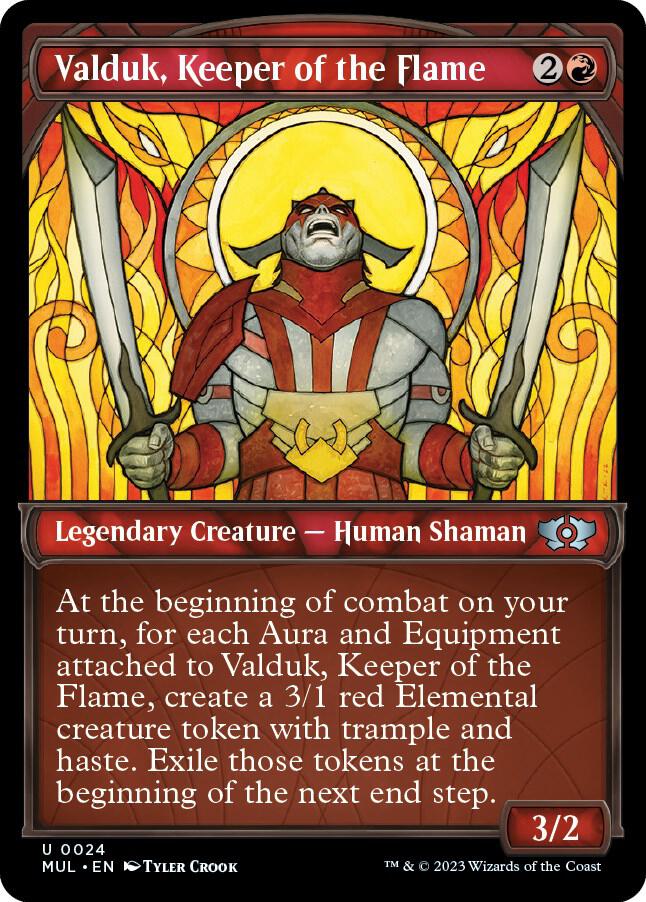 Valduk, Keeper of the Flame 24/65 (March of the Machine: Multiverse Legends)  - Showcase