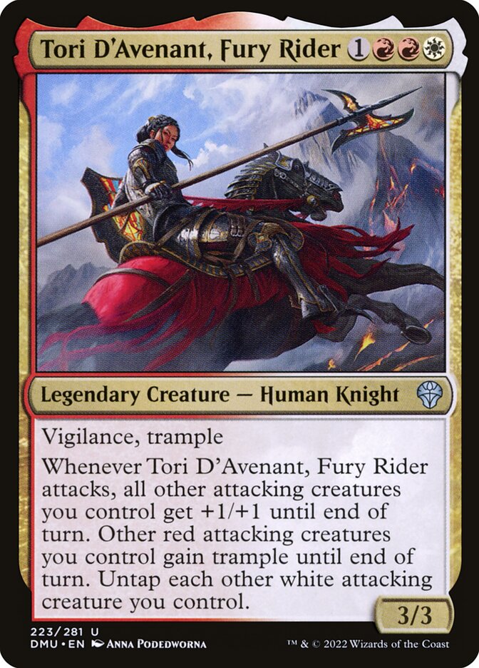 Tori D'Avenant, Fury Rider 223/281 (Dominaria United) 