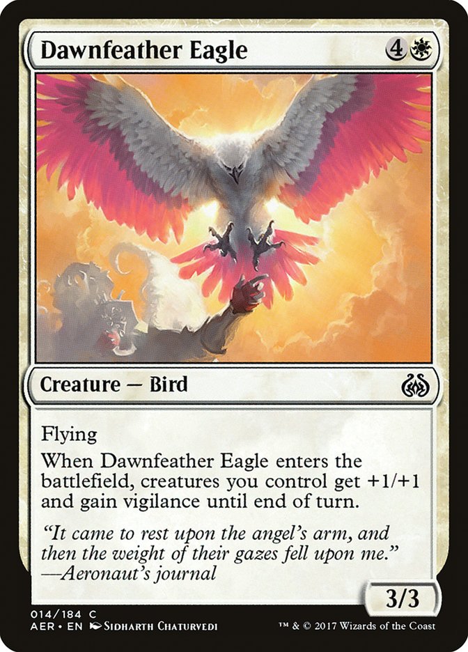 Dawnfeather Eagle 14†/184 (Aether Revolt) 