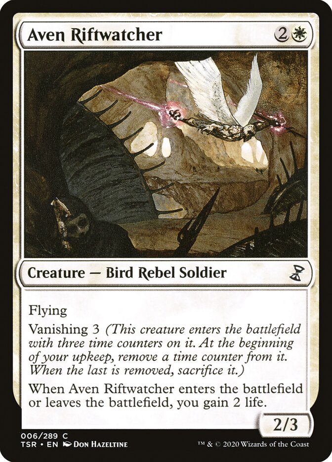 Aven Riftwatcher 6/289 (Time Spiral: Remastered)  - Foil