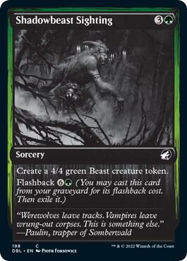 Shadowbeast Sighting 198/534 (Innistrad: Double Feature) 