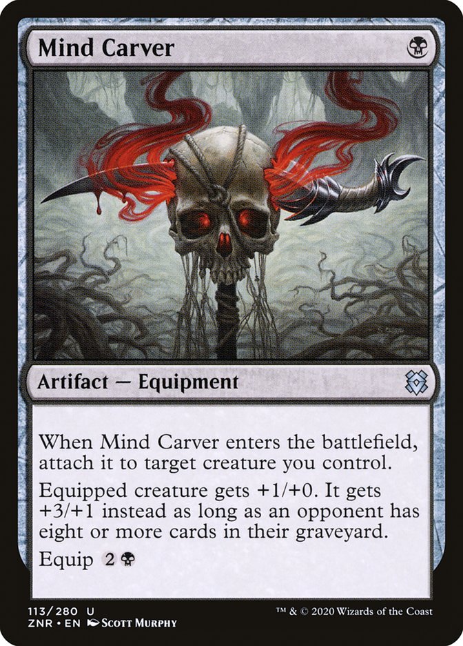 Mind Carver 113/280 (Zendikar Rising)  - Foil