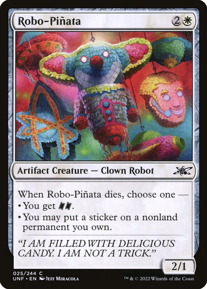 Robo-Piñata 25/244 (Unfinity) 