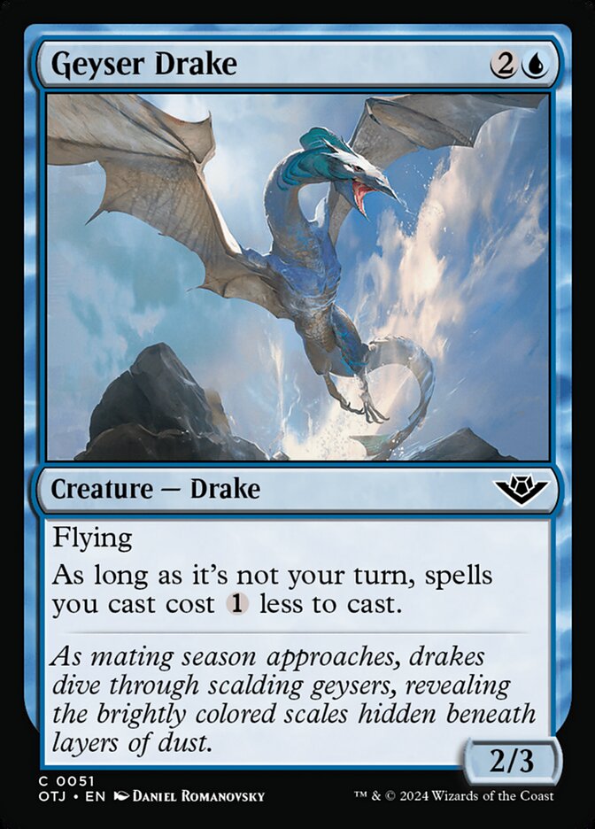 Geyser Drake 51/286 (Outlaws of Thunder Junction) 