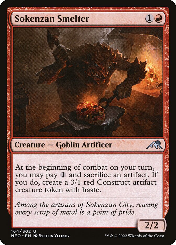 Sokenzan Smelter 164/302 (Kamigawa: Neon Dynasty) 