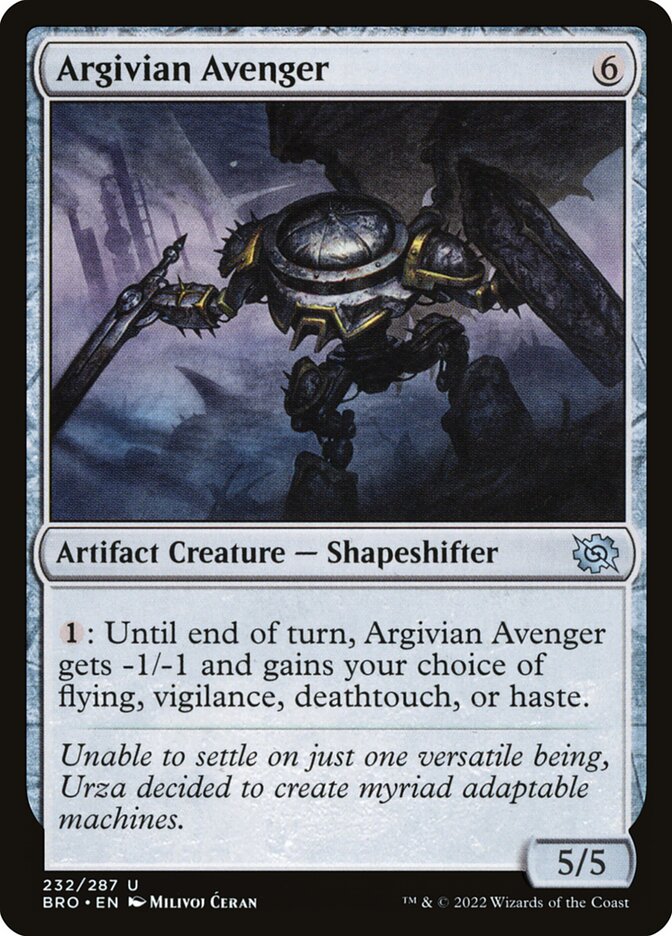 Argivian Avenger 232/287 (The Brothers' War)  - Foil