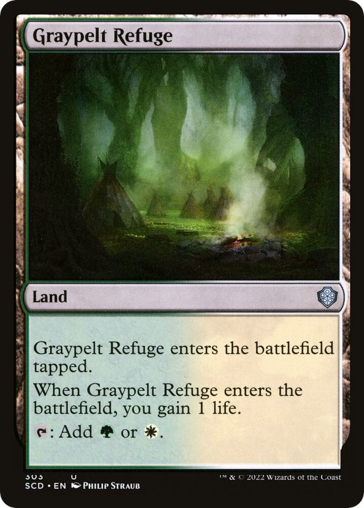 Graypelt Refuge 303/352 (Starter Commander Decks) 