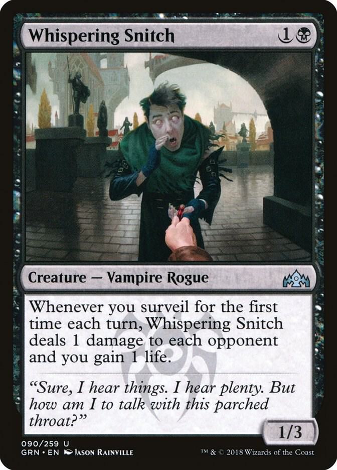 Whispering Snitch 90/259 (Guilds of Ravnica) 