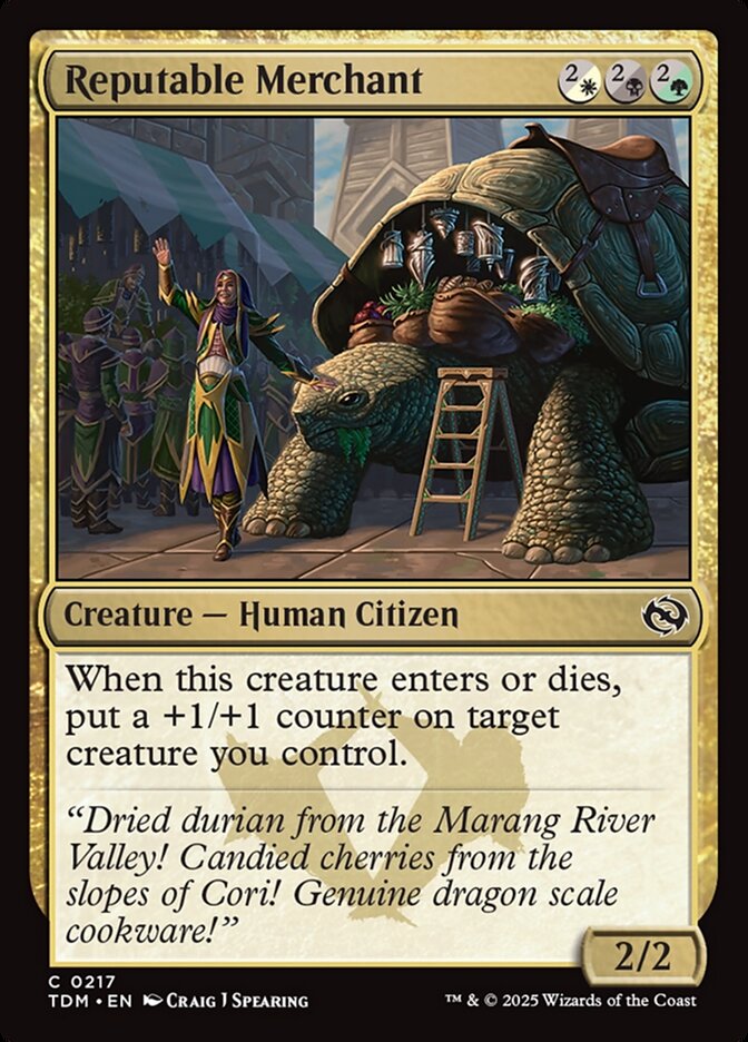 Reputable Merchant 217/291 (Tarkir: Dragonstorm)  - Foil