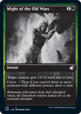 Might of the Old Ways 189/534 (Innistrad: Double Feature) 
