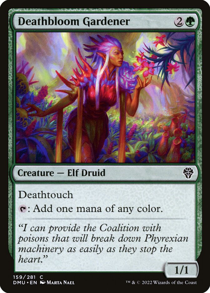 Deathbloom Gardener 159/281 (Dominaria United)  - Foil
