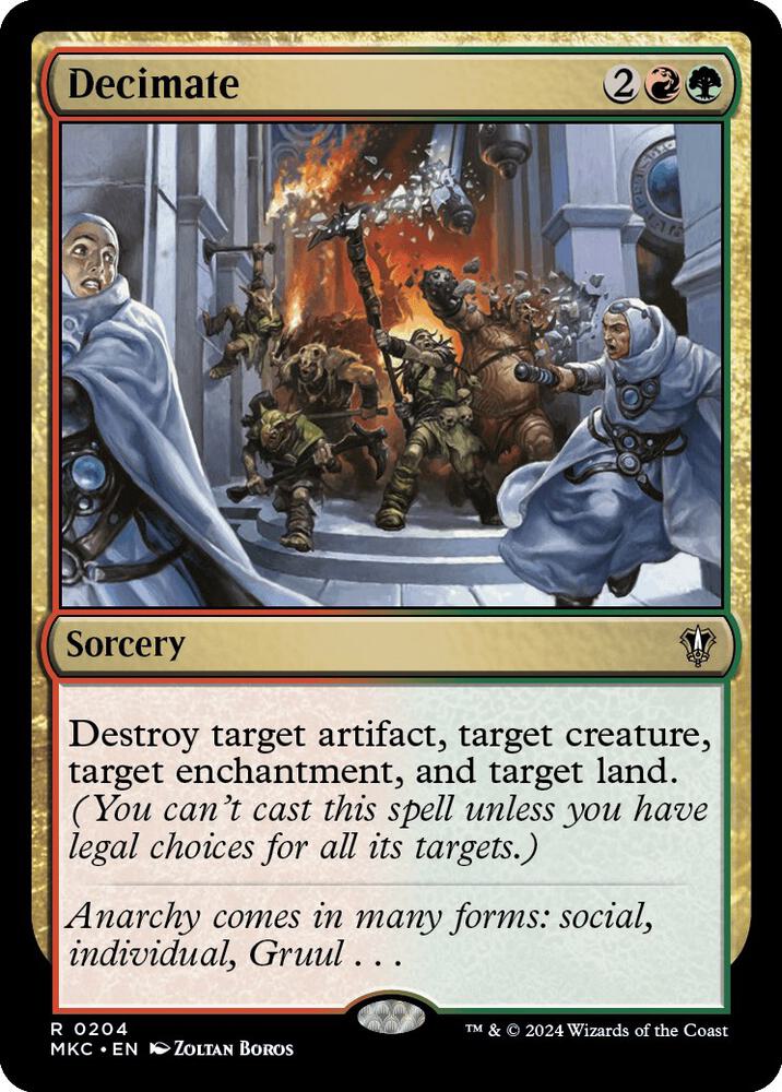 Decimate 204/311 (Commander: Murders at Karlov Manor) 