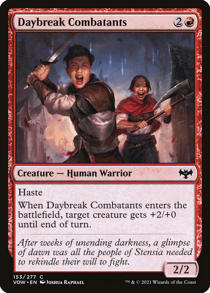 Daybreak Combatants 153/277 (Innistrad: Crimson Vow) 