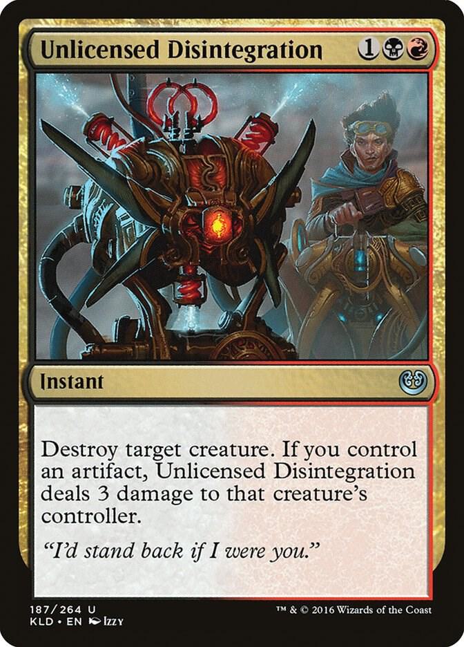 Unlicensed Disintegration 187/264 (Kaladesh) 