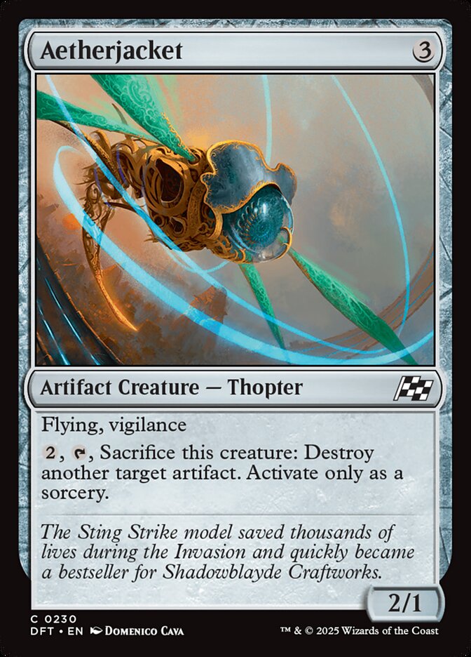 Aetherjacket 230/291 (Aetherdrift)  - Foil