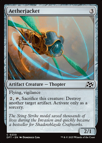 Aetherjacket 230/291 (Aetherdrift)  - Foil