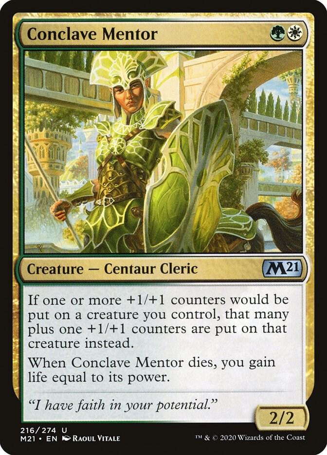 Conclave Mentor 216 (Core Set 2021)  - Foil