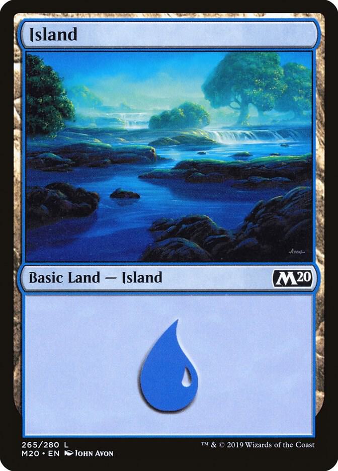 Island 265/280 (Core Set 2020)  - Foil