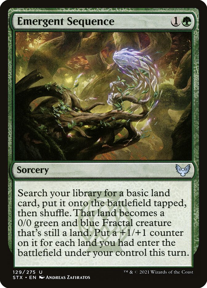 Emergent Sequence 129 (Strixhaven: School of Mages) 