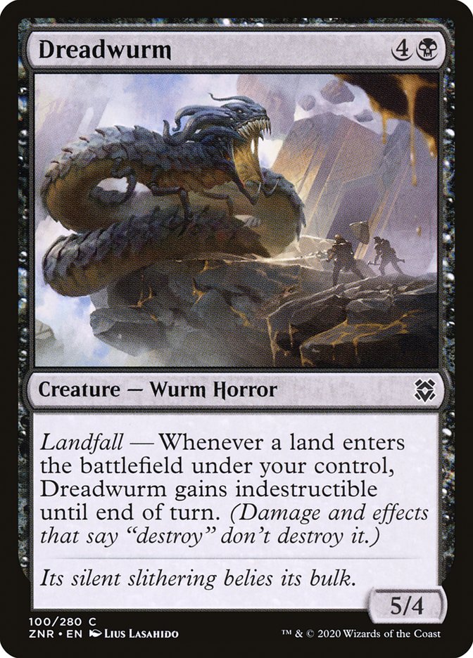 Dreadwurm 100/280 (Zendikar Rising) 