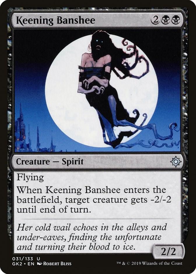Keening Banshee 31/133 (Ravnica Allegiance: Guild Kits) 