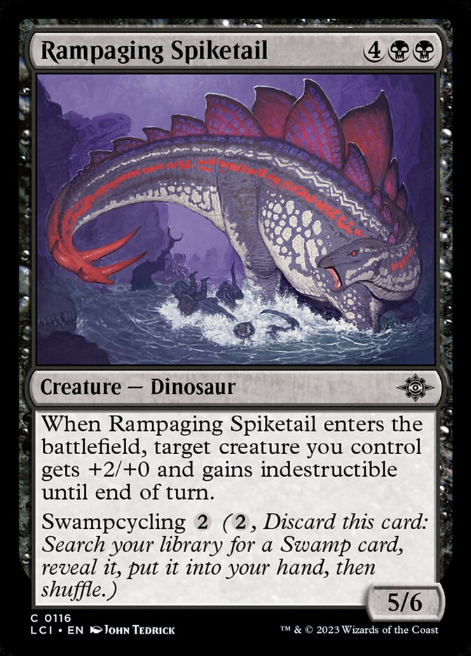 Rampaging Spiketail 116/291 (The Lost Caverns of Ixalan)  - Foil