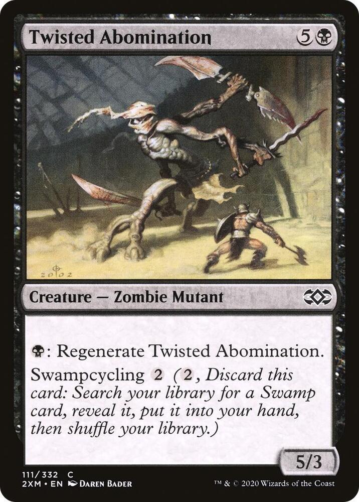 Twisted Abomination 111/332 (Double Masters) 