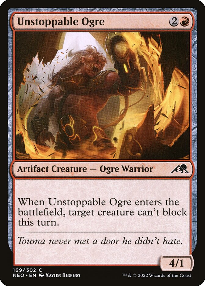 Unstoppable Ogre 169/302 (Kamigawa: Neon Dynasty) 