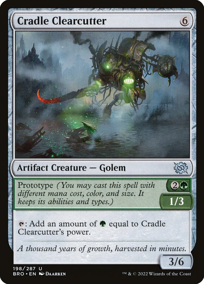 Cradle Clearcutter 198/287 (The Brothers' War) 