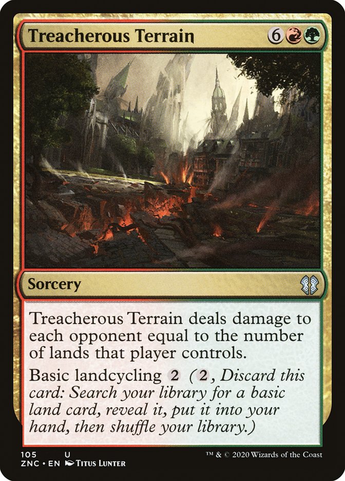 Treacherous Terrain 105/142 (Commander: Zendikar Rising) 