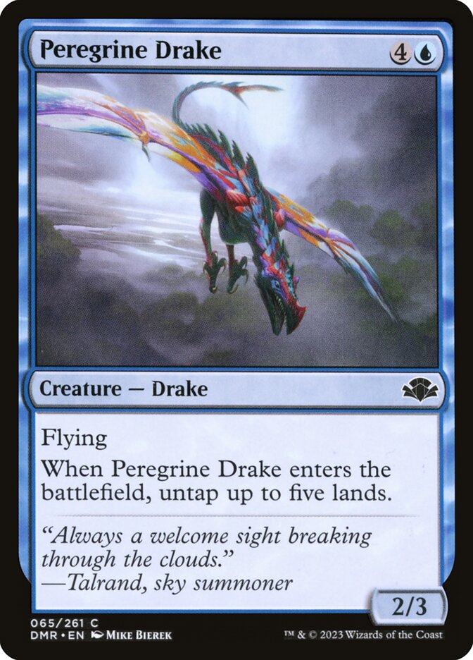 Peregrine Drake 65 (Dominaria Remastered) 