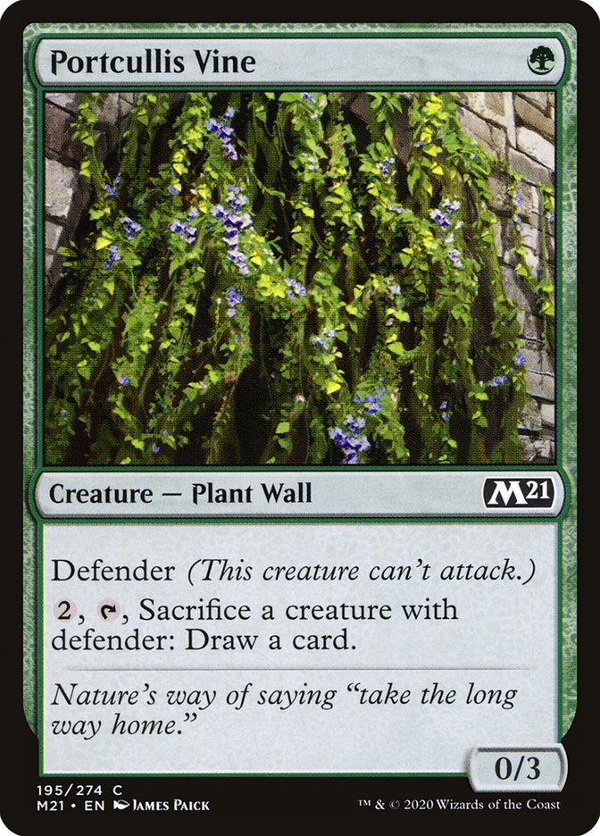 Portcullis Vine 195 (Core Set 2021) 