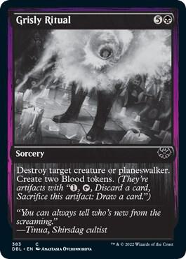 Grisly Ritual 383/534 (Innistrad: Double Feature) 