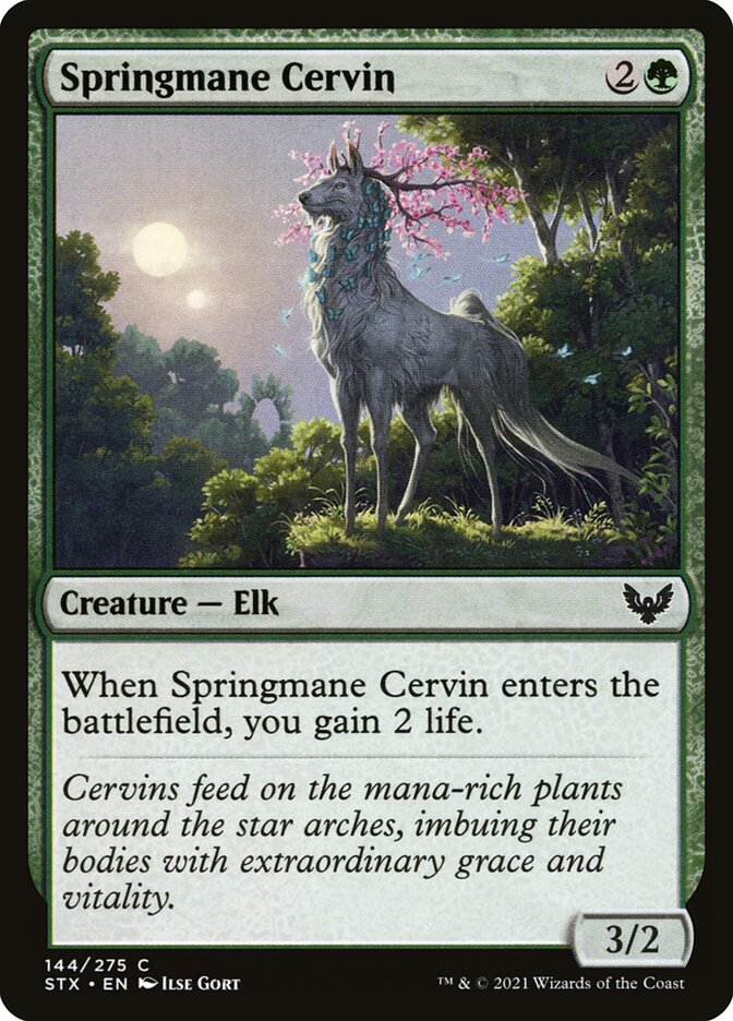 Springmane Cervin 144 (Strixhaven: School of Mages) 