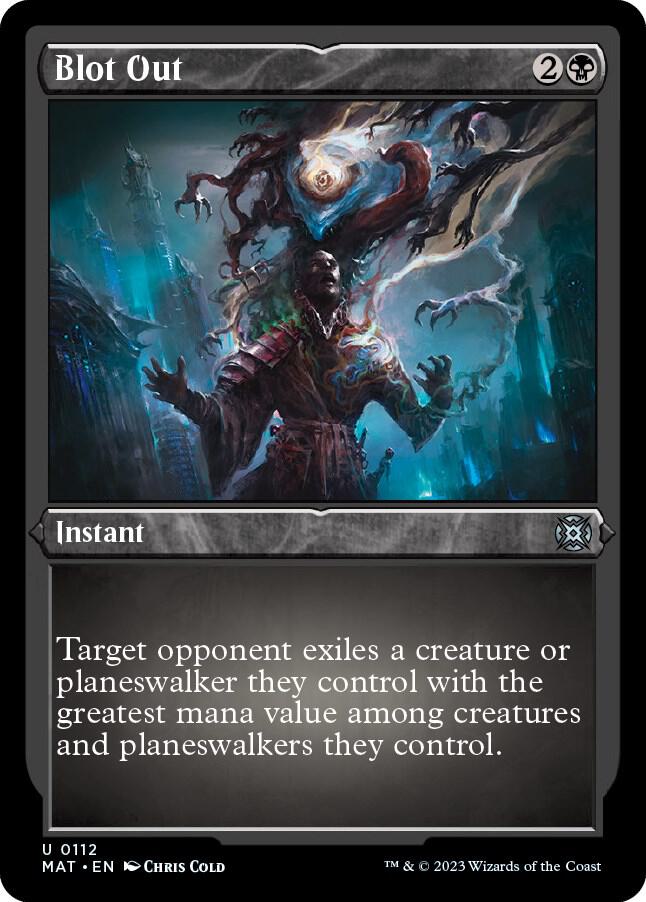 Blot Out 112/50 (March of the Machine: The Aftermath)  - Etched Foil