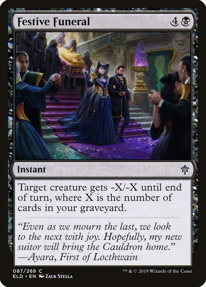 Festive Funeral 87/269 (Throne of Eldraine) 
