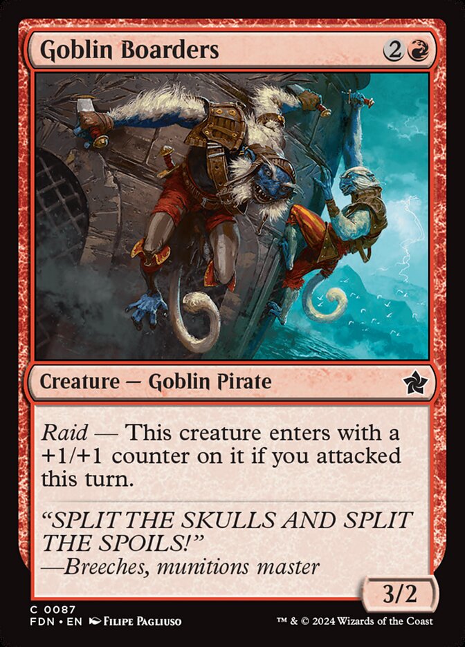 Goblin Boarders 87/291 (Foundations)  - Foil