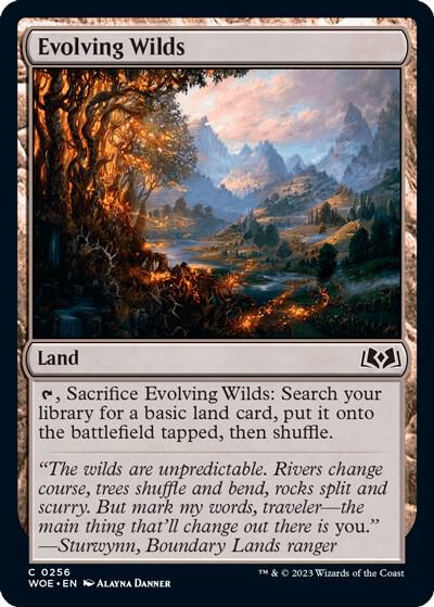 Evolving Wilds 256 (Wilds of Eldraine)  - Foil