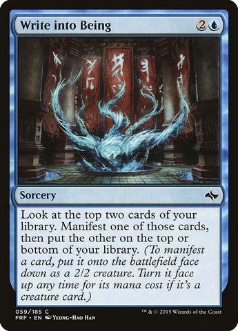 Write into Being 59/185 (Fate Reforged) 