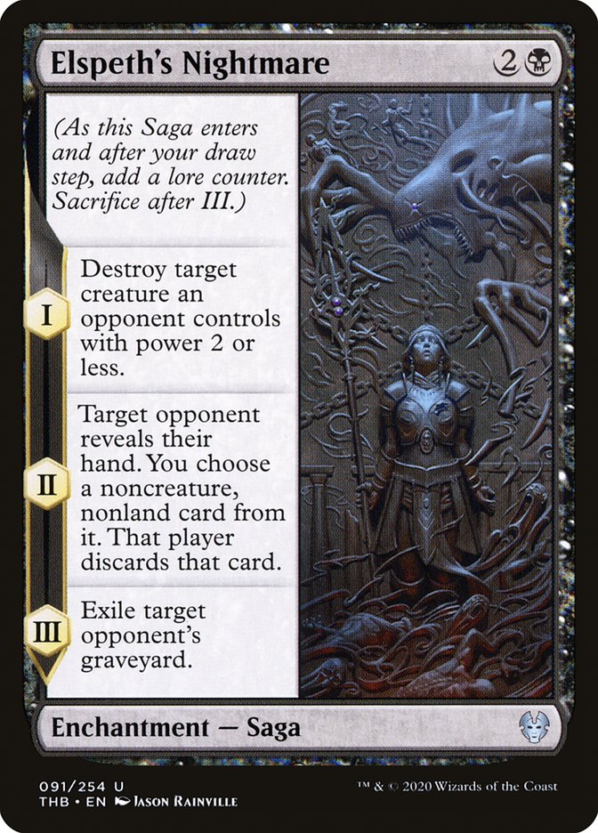 Elspeth's Nightmare 91/254 (Theros Beyond Death) 