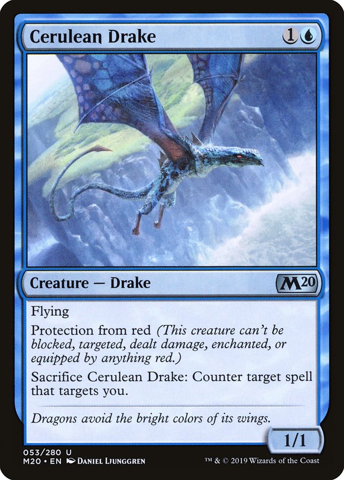 Cerulean Drake 53/280 (Core Set 2020) 