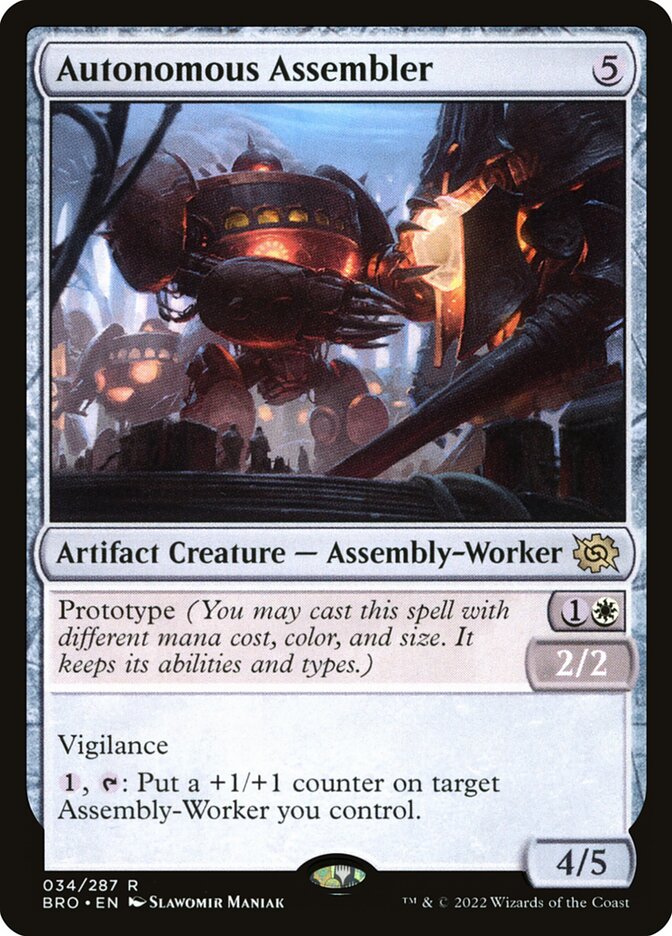 Autonomous Assembler 34/287 (The Brothers' War)  - Foil