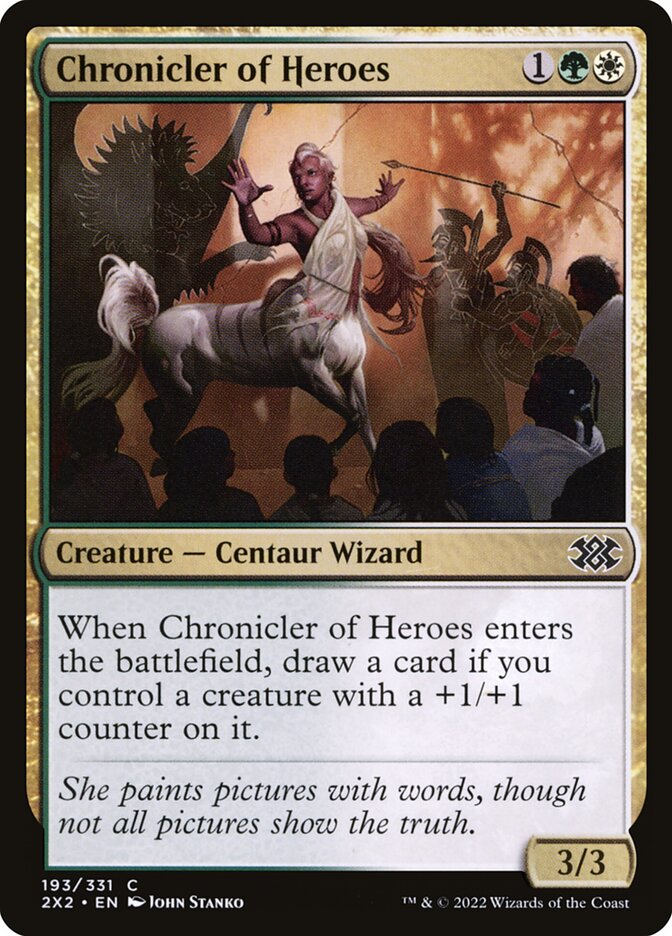 Chronicler of Heroes 193/331 (Double Masters 2022) 