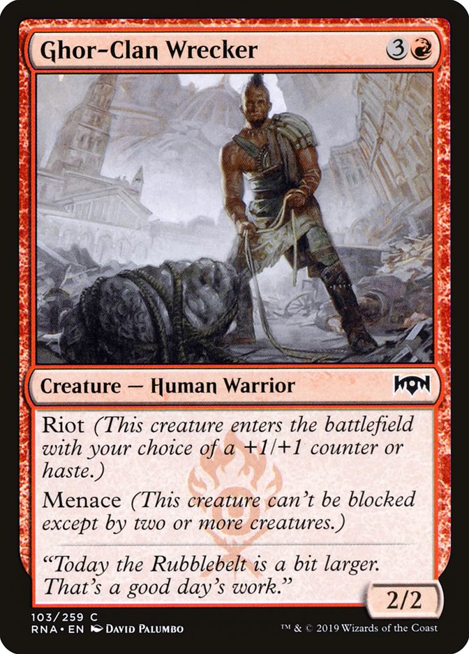 Ghor-Clan Wrecker 103/259 (Ravnica Allegiance)  - Foil