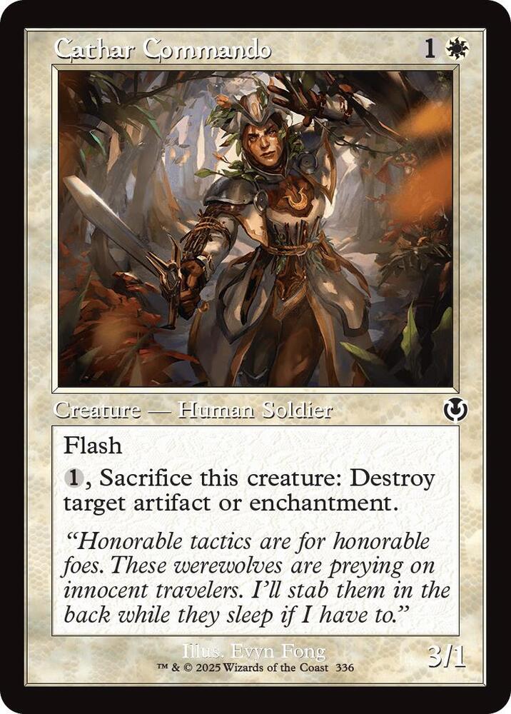 Cathar Commando 336 (Innistrad Remastered)  - Retro