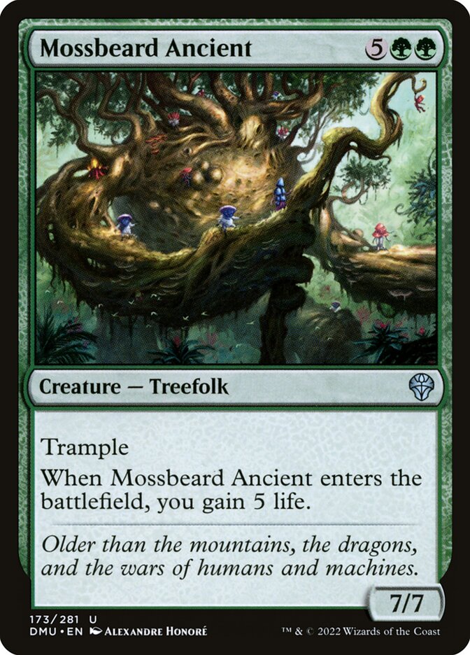 Mossbeard Ancient 173/281 (Dominaria United)  - Foil