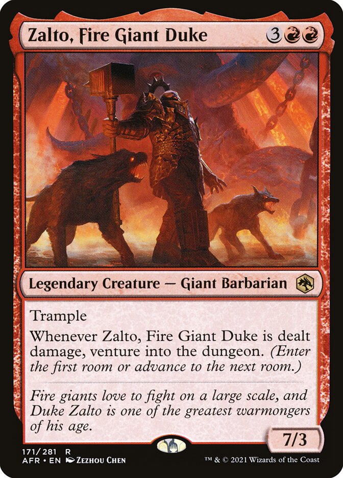 Zalto, Fire Giant Duke 171 (Adventures in the Forgotten Realms) 