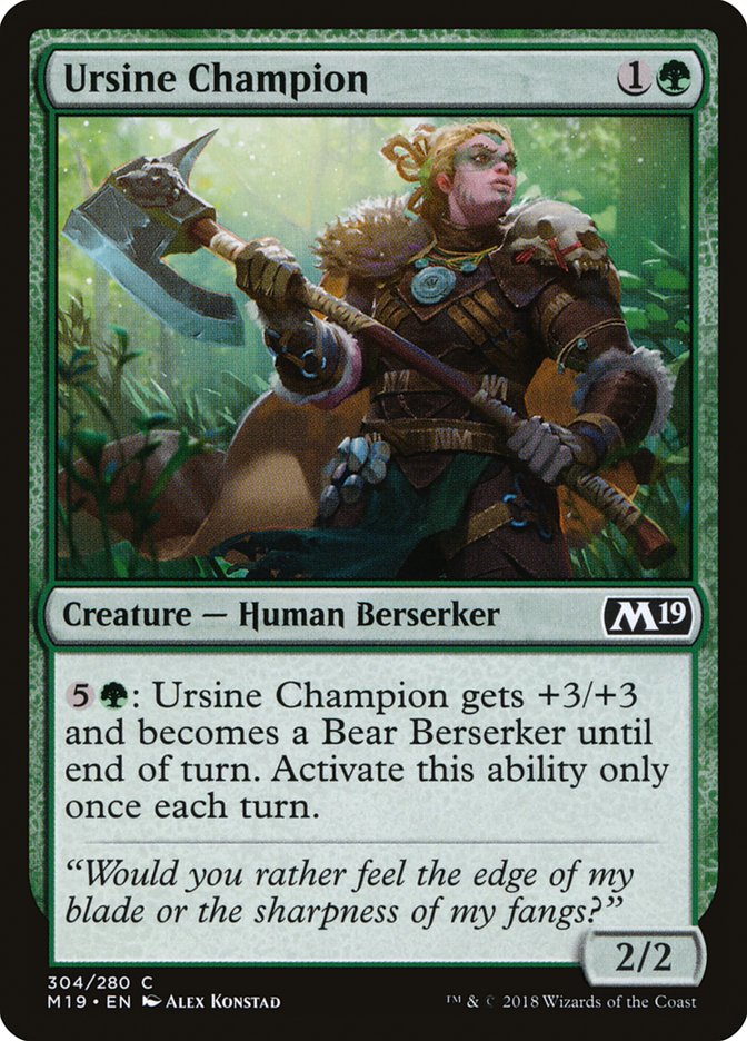 Ursine Champion 304/280 (Core Set 2019) 